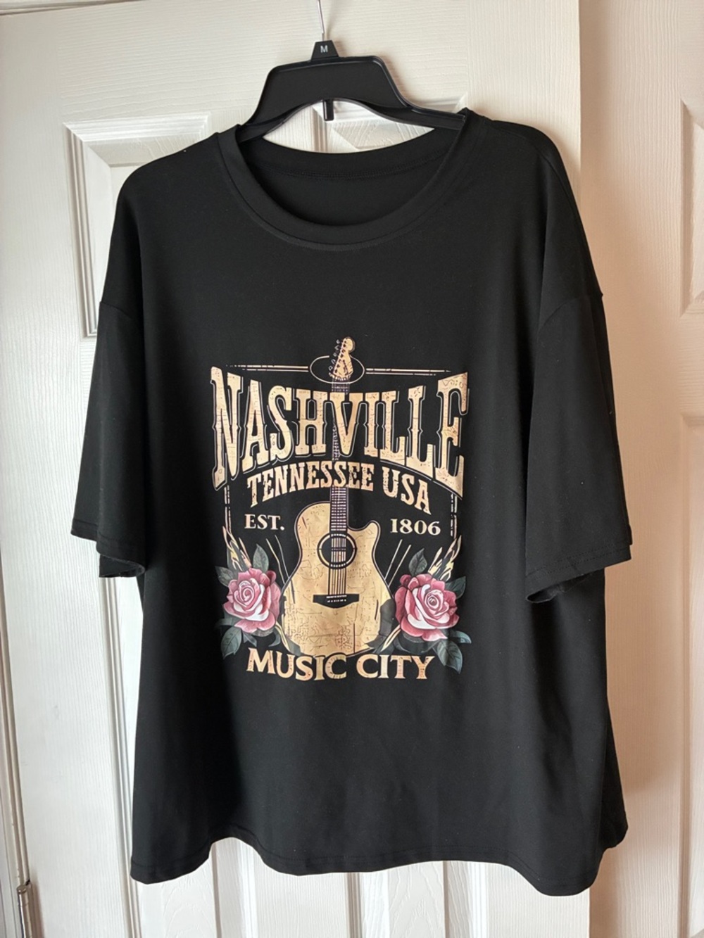 SHEIN Black Casual Top with Crew Neck